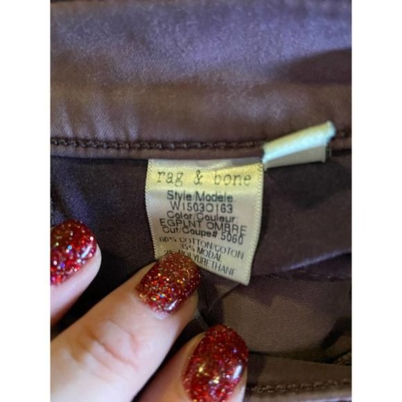 Rag’n’Bone purple Ombre jeans color Size 25 - Picture 6 of 6